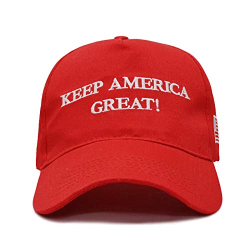 Besti Donald Trump 2024 Keep America Great Cap Adjustable Baseball Hat with USA Flag - Breathable Eyelets