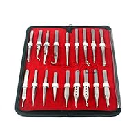 ASSORTED SET OF 18 PCS DENTAL INSTRUMENTS TWEEZER AND FORCEPS