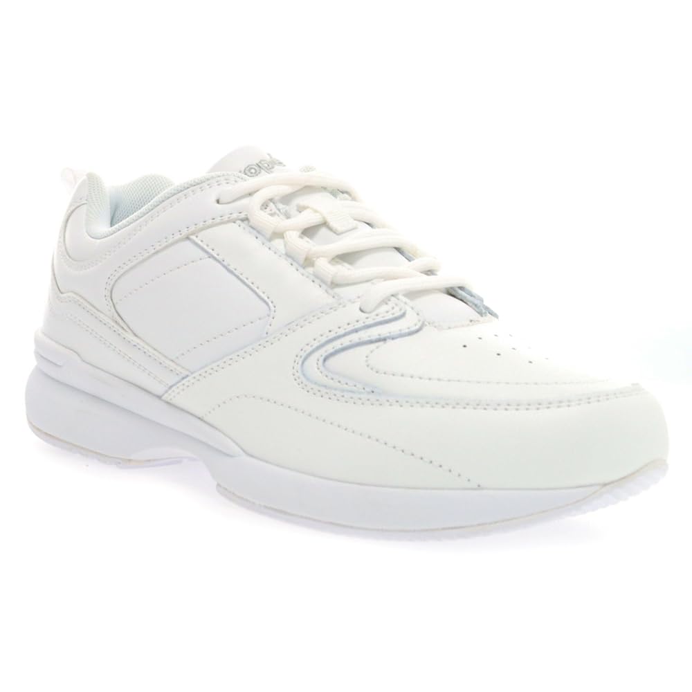Propet Womens LifeWalker Sport Lace Up Sneakers Shoes Casual - White