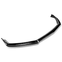 DNA MOTORING 2-PU-441-PBK Front Bumper Lip STP-Style Compatible with 15-18 VW Jetta,Glossy Black