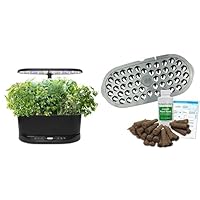 Bounty Basic Indoor Hydroponic Garden with Seed Starting System, Includes Grow Sponges and Liquid Plant Food, Start Seeds Indoors to Transplant to Containers or Outdoor Garden Beds