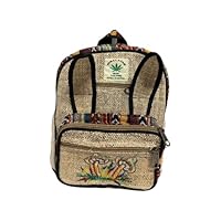 Himalayan Hemp Small Backpack, Multicolor, Small