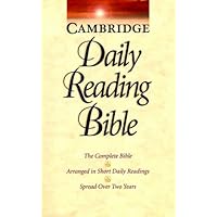 NRSV Cambridge Daily Reading Bible NRSV Cambridge Daily Reading Bible Paperback