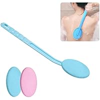 Back Rubs Massager Bath Brush with Extra Long Handle, Easy Lotion Applicator, Great for Body Care