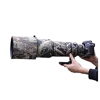 CHASING BIRDS Camouflage Waterproof Lens Coat for Sigma 500mm F4 DG OS HSM Sports Rainproof Lens Protective Cover (Reed Camouflage, with 1.4X and 2.0X TC)
