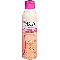 Nair Sprays Away, Brazilian Spa Clay, 7.5 Oz