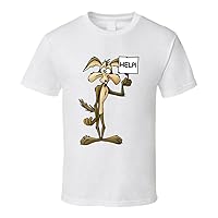 Wiley Coyote Help Cartoon Movie Funny T Shirt Tee Mens Womens Gift New from US