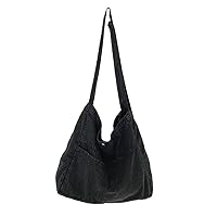 Retro Y2K Denim Shoulder Bag, Large Capacity Hobo Crossbody Messenger Bag, Aesthetic Handbag Fairy Grunge Tote Bag