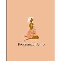 Pregnancy Bump Inspired 8 X 10 Notebook & Journal