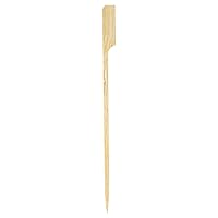 Restaurantware 5.9 Inch Paddle Bamboo Skewers 100 Sturdy Disposable Bamboo Food Picks - Sturdy Paddle Head Bamboo Appetizer Picks Sustainable For Serving Appetizers and Cocktail Garnishes