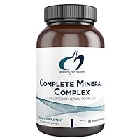 Designs for Health Complete Mineral Complex - Bioavailable Multi Mineral Supplement with Magnesium Malate, Chromium, Iodine, Zinc + More - Iron-Free Minerals Blend - Vegan + Gluten Free (90 Capsules)