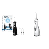Cordless Pearl & Advanced Water Flossers Bundle with 4 Tips, 2-3 Pressure Settings, Portable & Rechargeable
