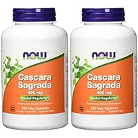 Supplements, Cascara Sagrada (Rhamnus purshiana)450 mg, 250 Veg Capsules (Pack of 2)