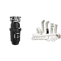 Moen GXP33C Lite Series PRO Compact Continuous Feed Garbage Disposal and Installation Kit