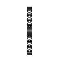 Titanium Alloy Watchband QuickFit Wrist Straps for Garmin Fenix 7X 7 6 5 5X Plus/6 6X Pro 3 3HR/Forerunner 935 945 Watch 22 26mm Strap (Color : Preto, Size : Fenix 7)