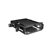 be quiet! HDD Cage 2, Cage for Selected be quiet! Enclosures, Vibration Reduced Operation of HDDs and up to 2 SSDs, Decoupled Clips, Easy Assembly, BGA11