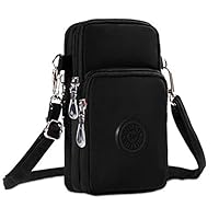 WITERY Women Mini Crossbody Bag Purse Wrist Cell Phone Bag Women’s Shoulder Handbag Multiple pocket Wallet for Ladies