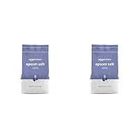 Amazon Basics Epsom Salt Soaking Aid, Lavender Scented, 3 Pound, 2-Pack (Previously Solimo)