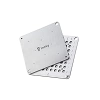 Crypto Stainless Steel Metal Plate Seed Phrase Backup 24 Mnemonic Words Number 0-9 and ASCII Storage Kit Cryptocurrency Cold Wallet Bitcoin Key Compatible with BIP39 Hardware
