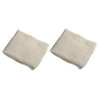 100% Cotton Cheesecloth for Basting Turkey, Canning, Straining, Cheesemaking, Natural Ultra-Fine, 9 sq ft, Pack of 2