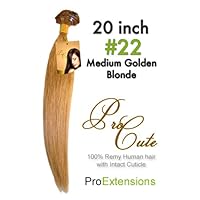 ProExtensions #22 Medium Golden Blonde Pro Cute - Gold Series