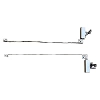Laptop LCD Screen Hinge Set Left+Right Hinges Replacement Part for 2540 2540P EliteBook Series Computer Hinges Laptop Hinge Support Replacement