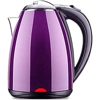 Kettles for Boiliwater–2L Capacity with Fast Boililed Indicator, 1500W with 360° Cordless Pirouette Base Finish Auto Shut off & Overheatiprotection/Purple