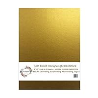 Gold Foiled Heavyweight Cardstock 9