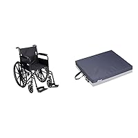 Drive Medical Folding Wheelchair with Gel Cushion