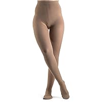 Women’s Style Soft Opaque 840 Closed Toe Pantyhose 20-30mmHg - Small Short - Chai