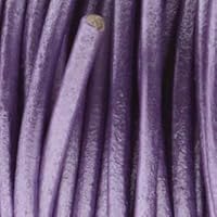 Genuine Leather Cord 2mm Lavender Pearl 15 Feet (5 Yards)