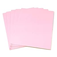 Homeford Plain EVA Foam Sheets, 9-Inch x 12-Inch, 5-Piece (Light Pink)