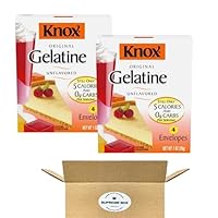 Knox Gelatine Unflavored, 4 Count - Pack of 2 (8 count in total)