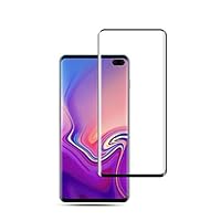 Phone Accessories for Galaxy S10 0.33mm 9H 3D Round Edge Tempered Glass Film, Fingerprint Unlock Support Phone Screen Protector, black