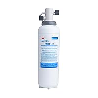 3M Aqua-Pure Under Sink Full Flow Drinking Water Filter System 3MFF100, Sanitary Quick Change, Reduces Particulates, Chlorine Taste and Odor, Cysts, Lead, Select VOCs