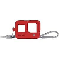 GoPro Sleeve + Lanyard (HERO8 Black) Firecracker Red - Official GoPro Accessory