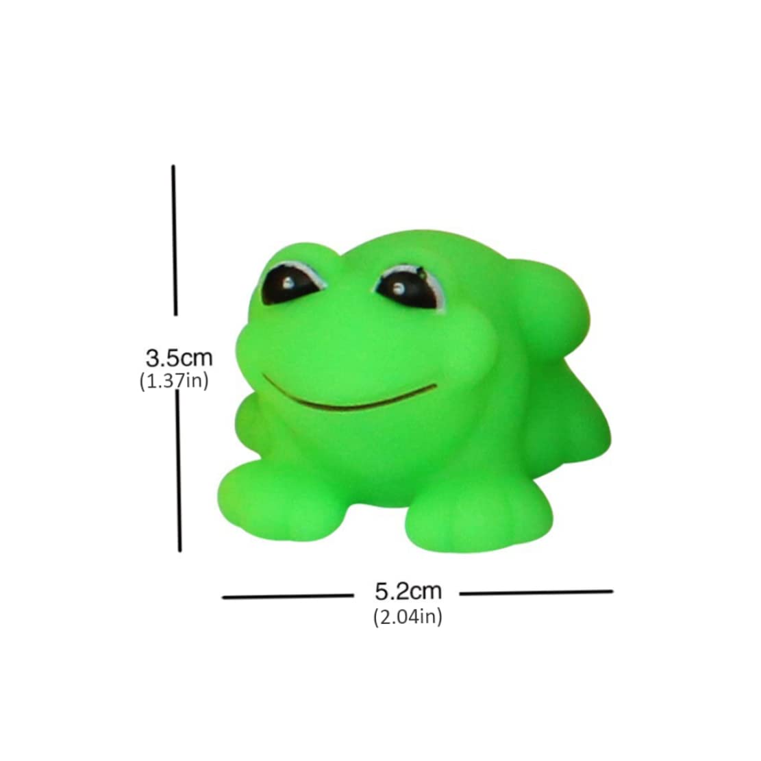 Baby Bath Toys 10PCS Funny Squeak Frog Rubber Bathtub Toy Mini Cute Frog Shower Bath Buddy Squirter Floating Toys for Toddlers Children Rubber Frog