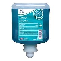 DEB Refresh Antibacterial 1 Liter Foam Wash Hand Soap Cartridge 6/case (1 Case)