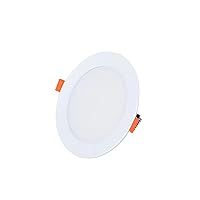 Dimmable Recessed Led Downlight Round Light Ceiling Light Lamp 220v Indoor Lighting Home Spot Kitchen Bedroom 1Pcs (Color : Cold White 6000K, Size : White_7W)