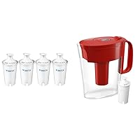 Brita Water Pitcher and Filter Bundle for Cleaner, Great Tasting Water