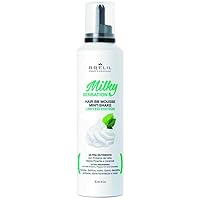 Milky Sensation BB Gourmand Mint Ultra-Virgin Mousse - Hair Styling Refreshing Mint Scent Lightweight Hold Nourishing Formula Natural Ingredients Volume Boost Soft Texture