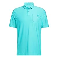 Men's Go To Primegreen Golf Polo Turquoise L