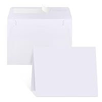 Blank Watercolor Cards with Envelopes Not Folded - 60 Pack : 30 Postcards and 30 Envelopes 5x7 inch - Watercolor Postcards 300gsm - DIY Thank You Card