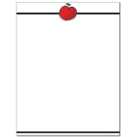 Apple for the Teacher Letterhead Laser & Inkjet Printer Paper (100 Sheets)