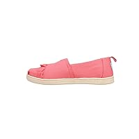 TOMS Kids Girls Alpargata Ruffle Slip On Flats Casual - Pink