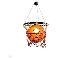 Industrial American Country Chandelier Ceiling Pendant Light Basketball Lighting Hanging Light Warm White for Restaurant Bar Sports