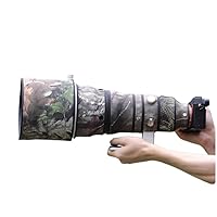 Camouflage Waterproof Lens Coat for Sony FE 400mm F2.8 GM OSS Rainproof Lens Protective Cover (Pine Camouflage, with 1.4X TC (SEL14TC))