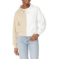 GAP Women's Cropped Zip Hoodie Hooded Sweatshirt