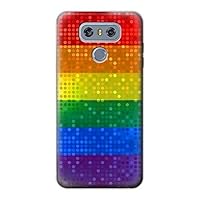 R2683 Rainbow LGBT Pride Flag Case Cover for LG G6