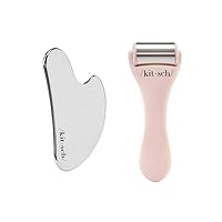 Kitsch Stainless Steel Gua Sha & Ice Roller for Face with Discount